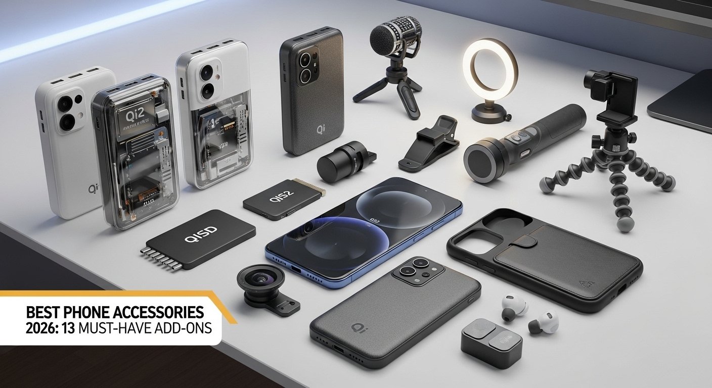 Phone Accessories power banks wireless mics Qi2/MagSafe ProRes