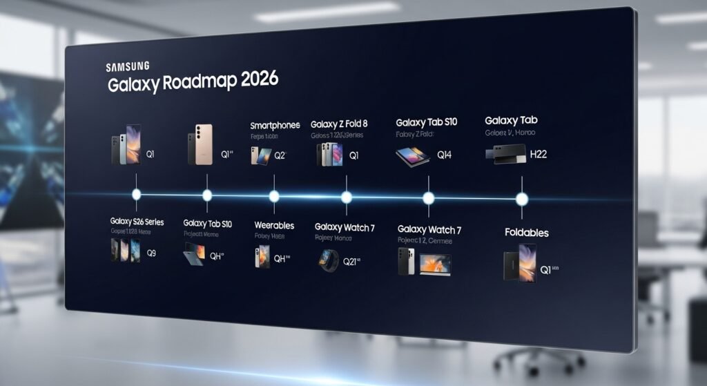 Roadmap Samsung Galaxy 2026