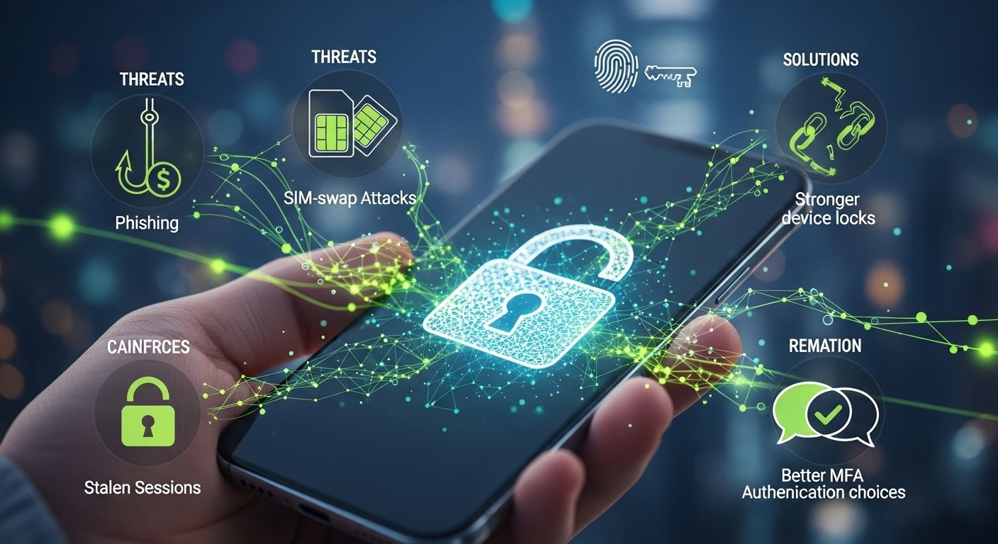 Smartphone Security Tips 2FA lock enable passkeys