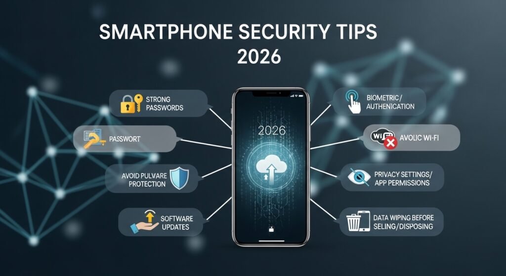 Smartphone Security Tips 2FA lock enable passkeys