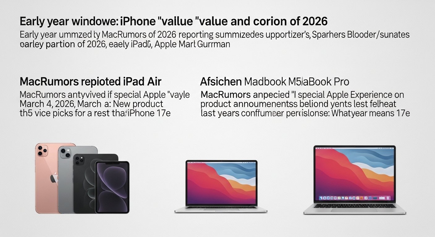 Upcoming Apple Devices 2026