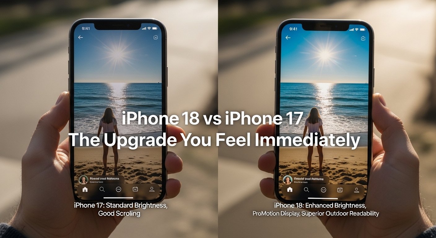 iPhone 18 vs iPhone 17 upgradeS