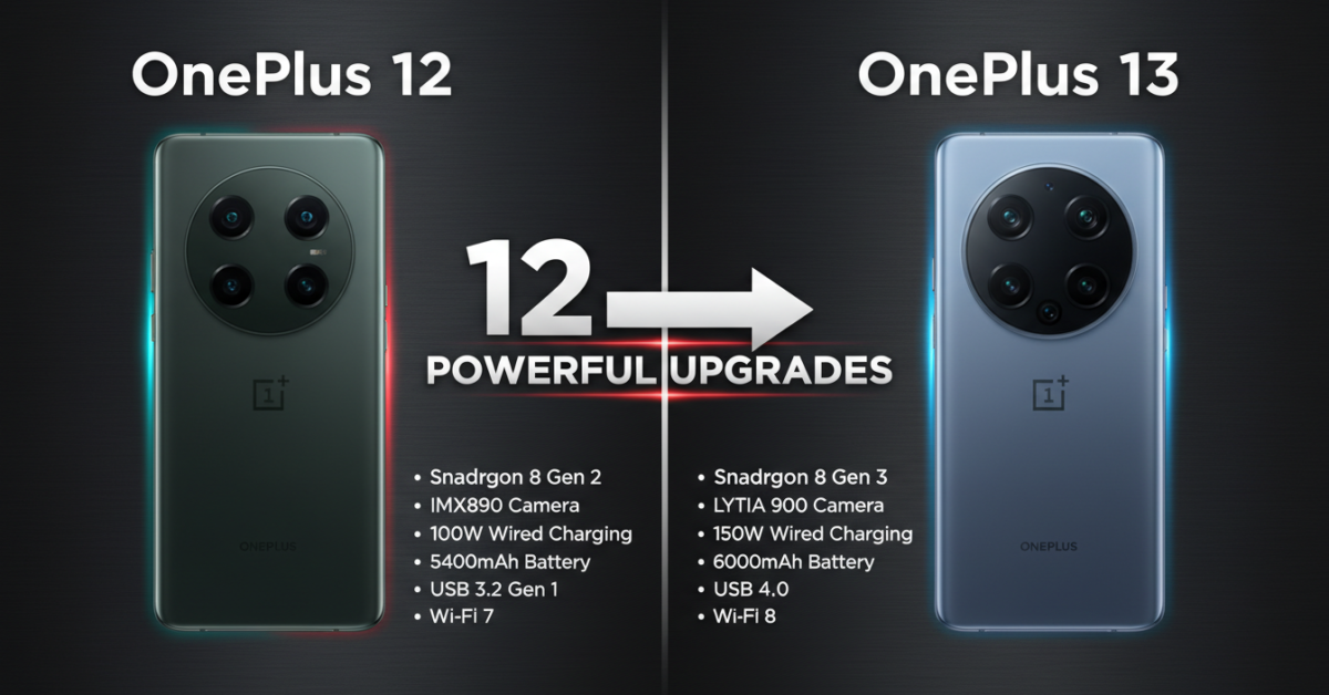 OnePlus 13 vs OnePlus 12