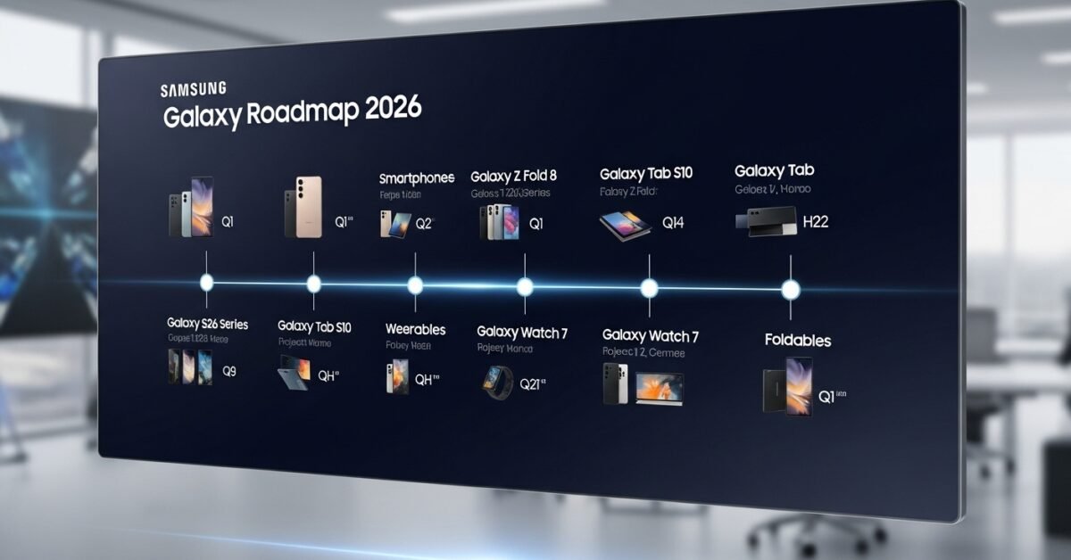 Roadmap Samsung Galaxy 2026