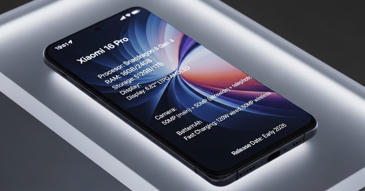 Xiaomi 16 Pro release date launch