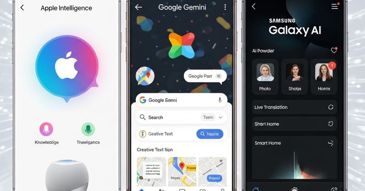 Apple Intelligence vs Google Gemini vs Samsung Galaxy AI