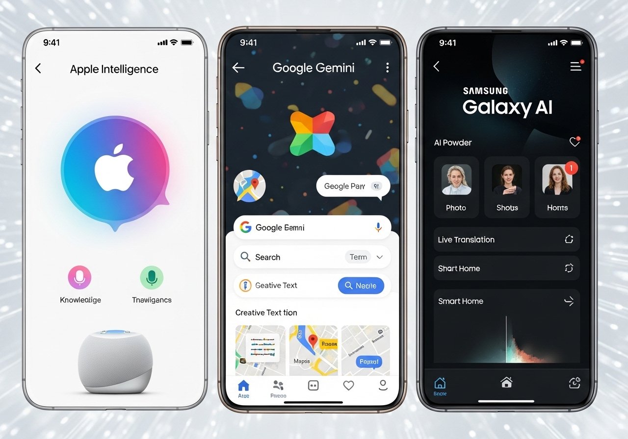 Apple Intelligence vs Google Gemini vs Samsung Galaxy AI