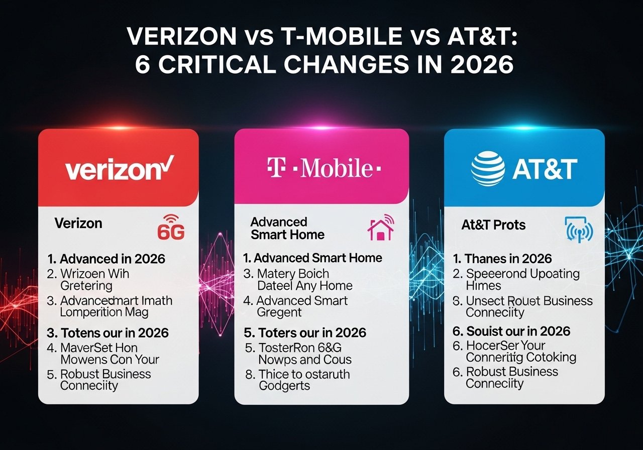 Verizon vs T-Mobile vs AT&T