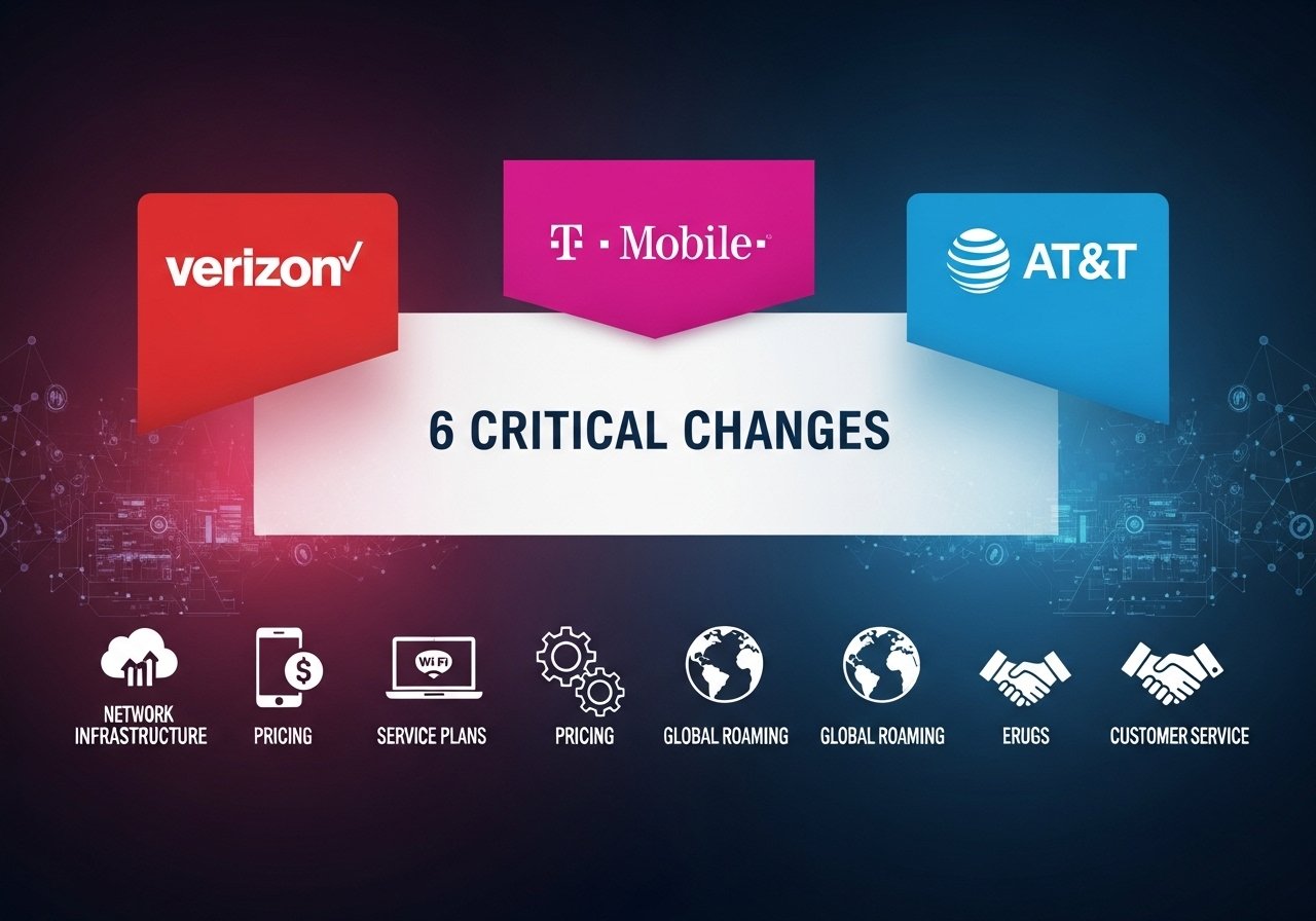 Verizon vs T-Mobile vs AT&T