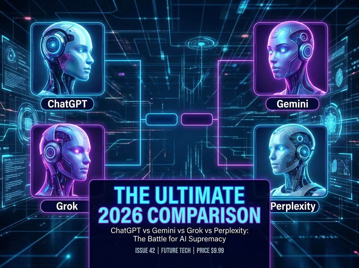 ChatGPT vs Gemini vs Grok vs Perplexity