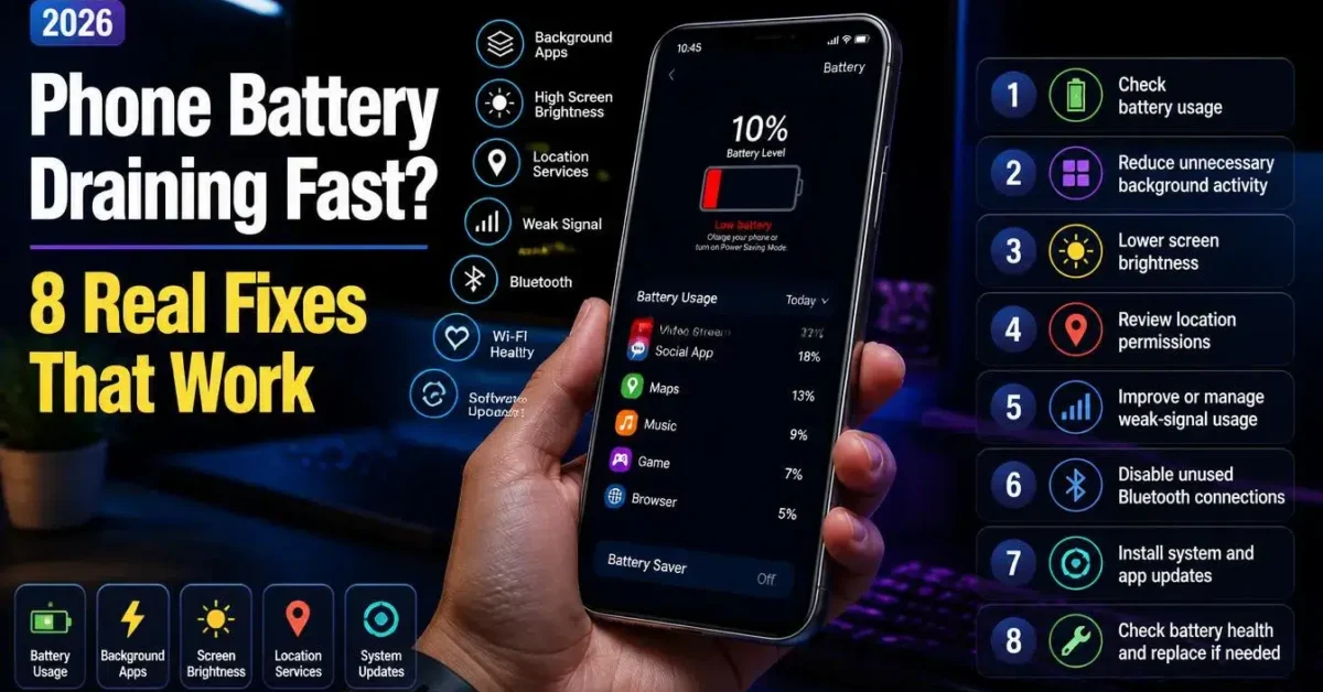 phone battery draining fast