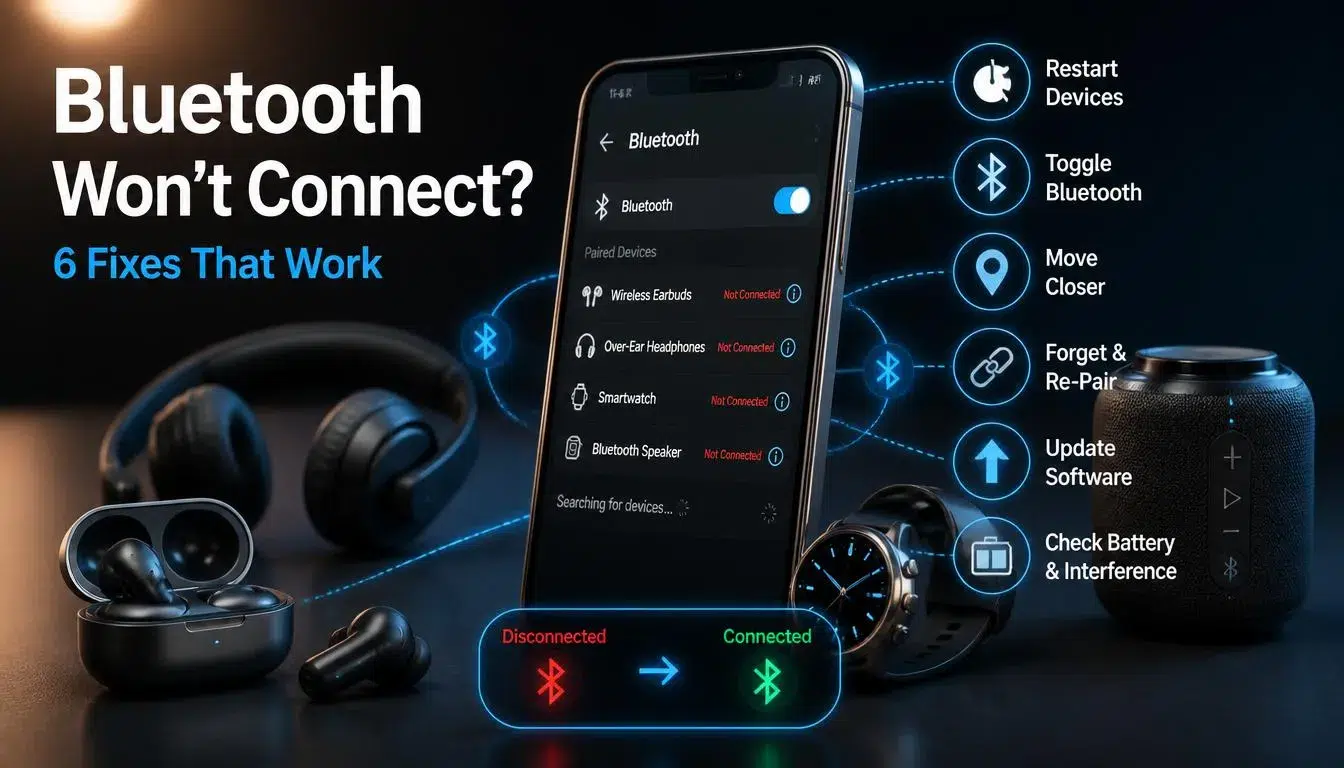 Bluetooth Won't Connect